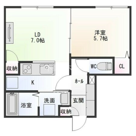 さっぽろ駅 徒歩8分 4階の物件間取画像